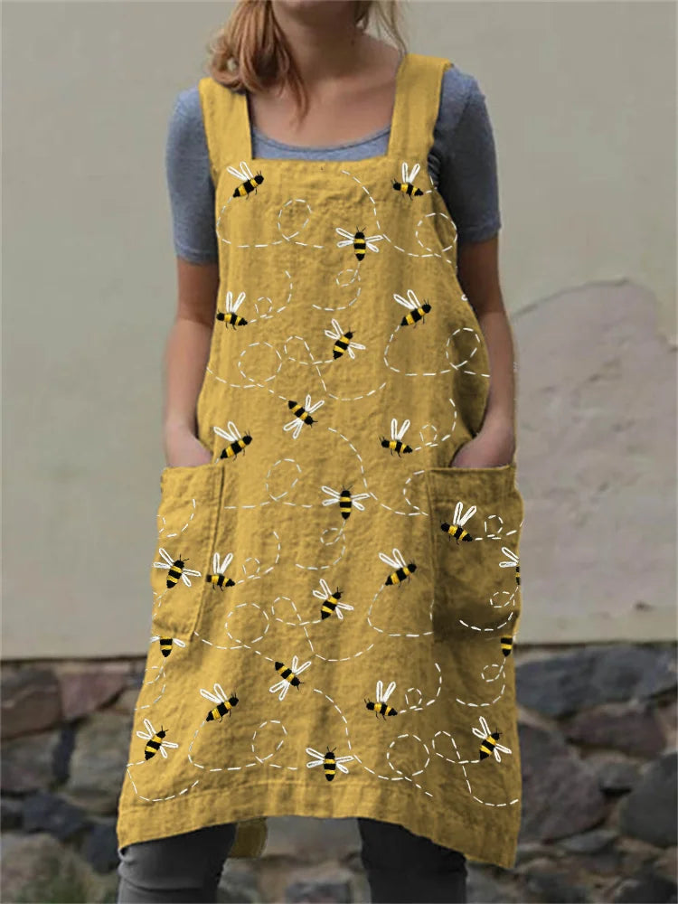 Stilvolles Besticktes Utility-Schürze von BEE