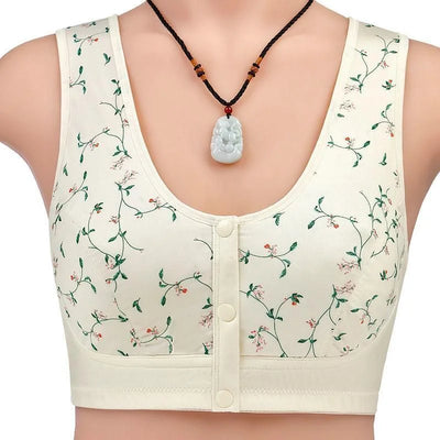 Bügelloses Bralette Für Damen | Knopfverschluss Vorne