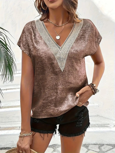 Aris | Elegante Bluse mit V-Ausschnitt