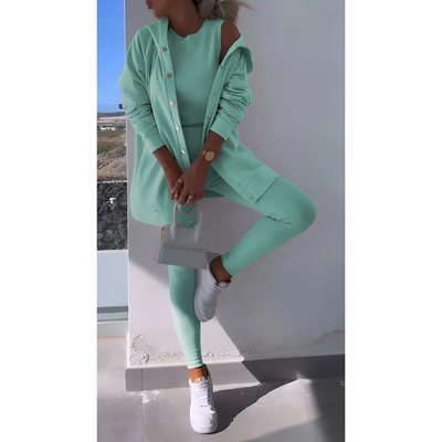 Damen Dreiteiliges Lounge Set | Bequeme