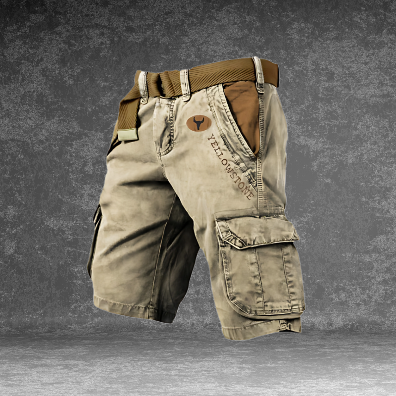 Maverick Herren Cargo Short - Shorts mit Taschen - Outdoor & Freizeit