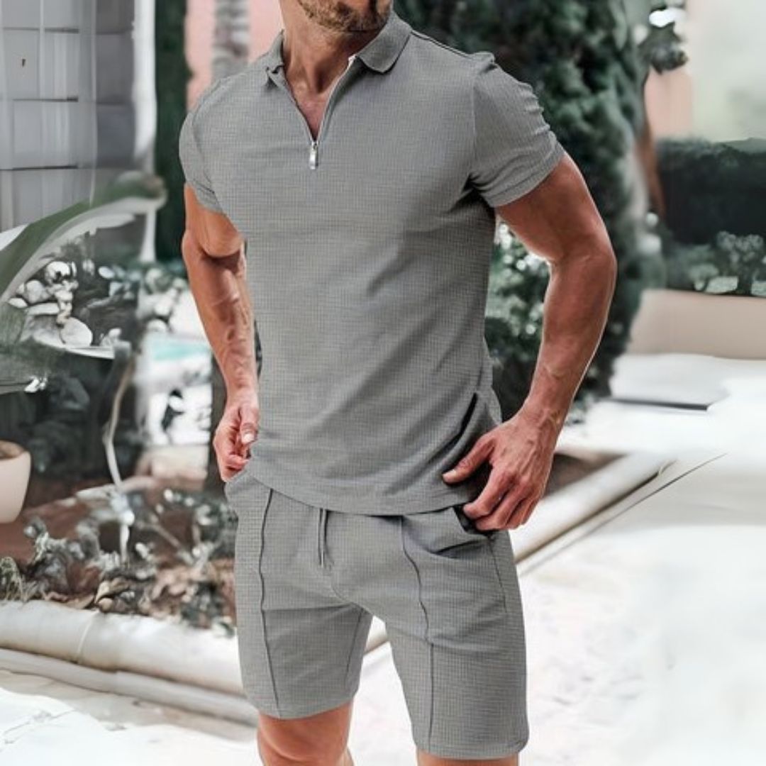 Persephone | Herren Zweiteiler Sommer Set Muskel Shirt mit Shorts