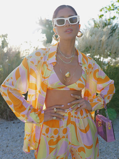 Vollständiges Mare-Stampa-Tropica Set – Hemd und koordinierte Hosen