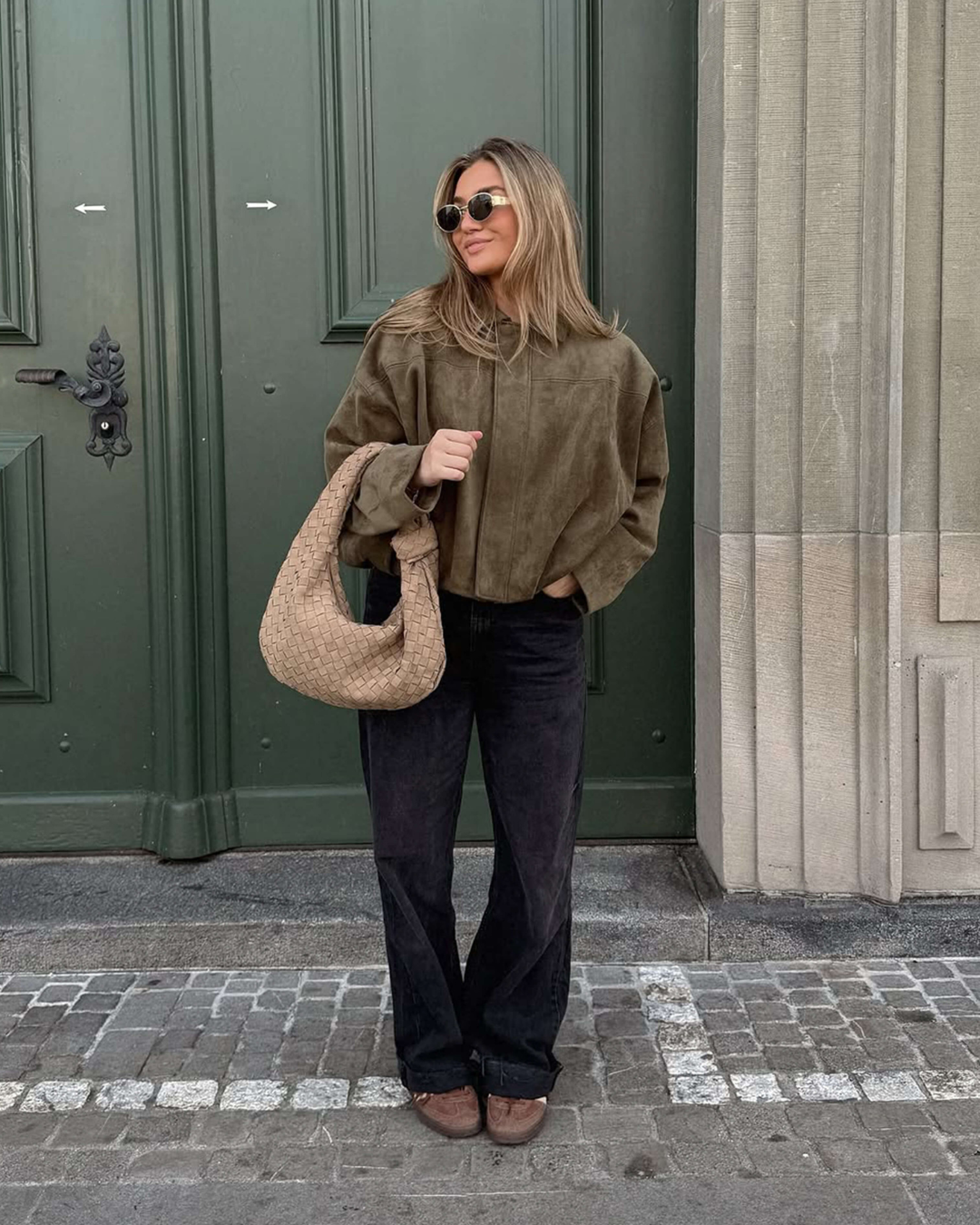 Emmett | Maven Wildleder Bomberjacke