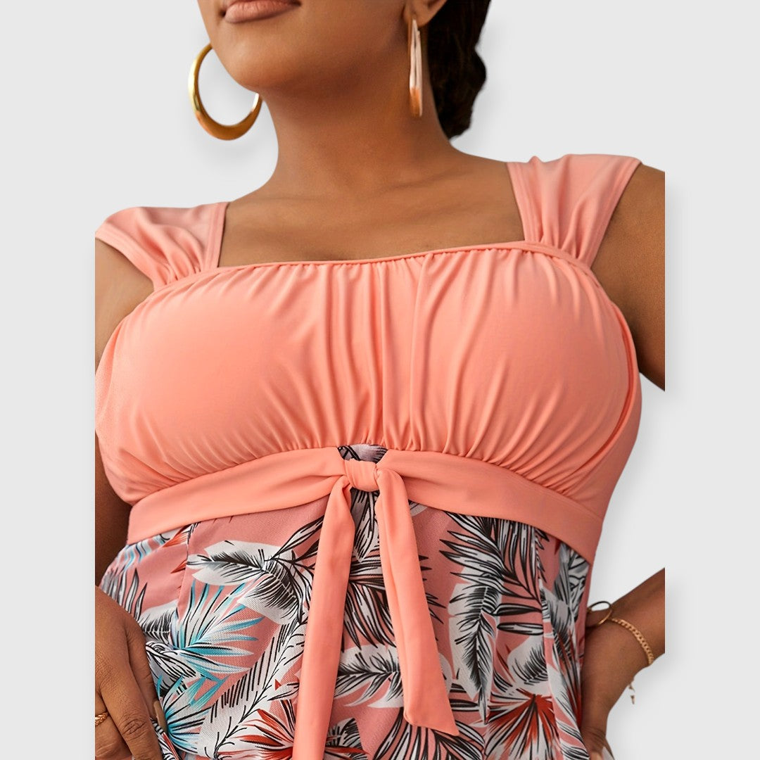 Tavira | Plus Size Tropen Tankini Set