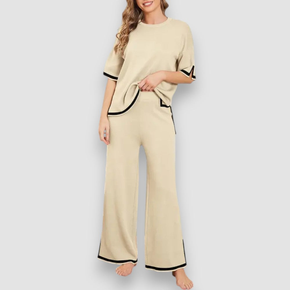 Esme | Edles elastisches Strick-Lounge-Set