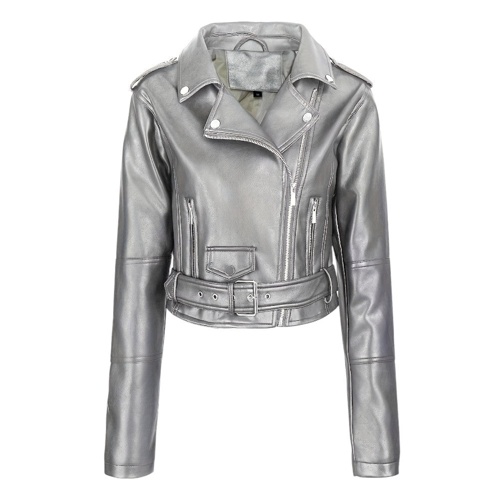 Kaya | Leder Langarm Jacke