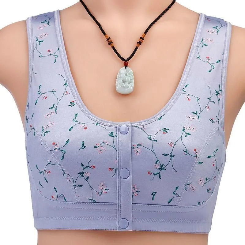 Bügelloses Bralette Für Damen | Knopfverschluss Vorne