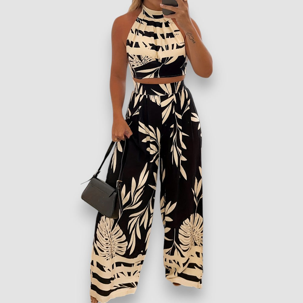 Eline | Tropical Print Zweiteiliges Set