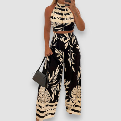 Eline | Tropical Print Zweiteiliges Set