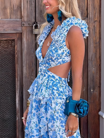 Marina - Zeitloses Klassisches Damen Maxikleid