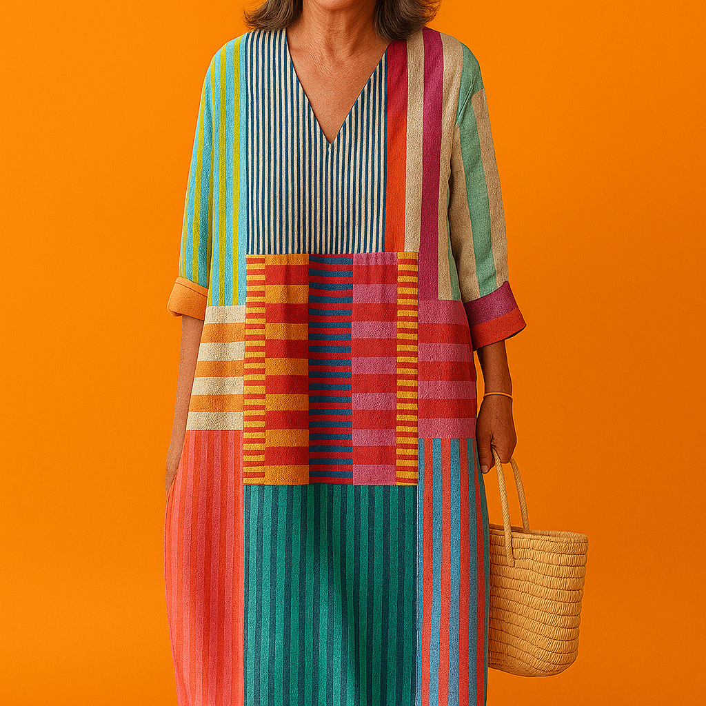 Anna | Geometrisches Kleid