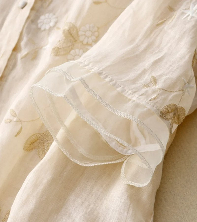 Bellerose - Besticktes Vintage-Hemd