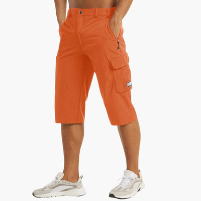 Herren Bermuda Cargo Shorts mit Taschen für Sommer Outdoor