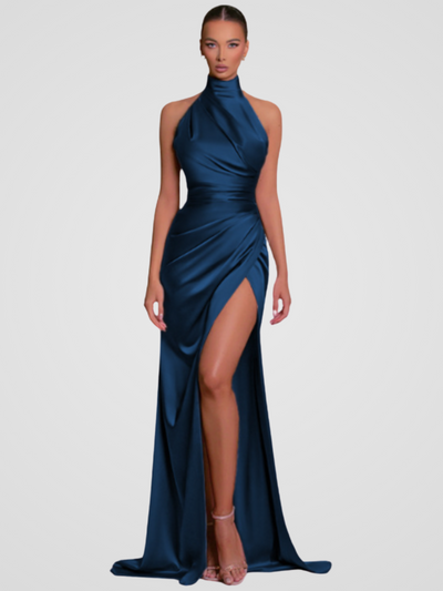 SATIN ROYALTY KLEID