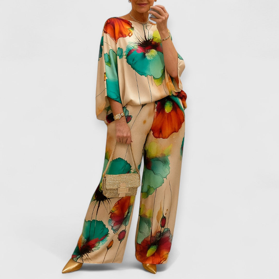 Moniek | Zweiteiliges Set mit abstraktem Muster