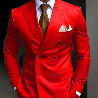 Herren Zweireihig Formell Hochzeitsgast Anzug Set | Zweiteiliges Set