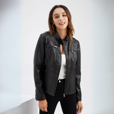 Robyn™ elegante Lederjacke
