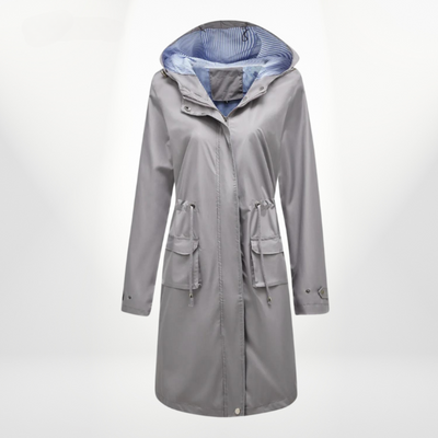 Damen Trenchcoat mit Kapuze | Wasserdicht