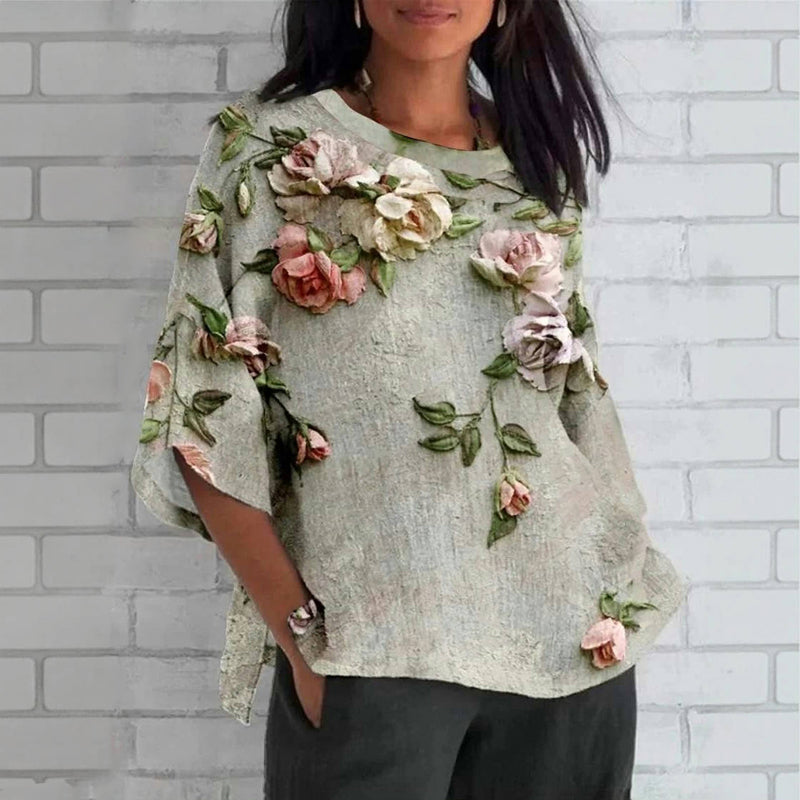 Lyle | Vintage Bluse mit Blumenmuster