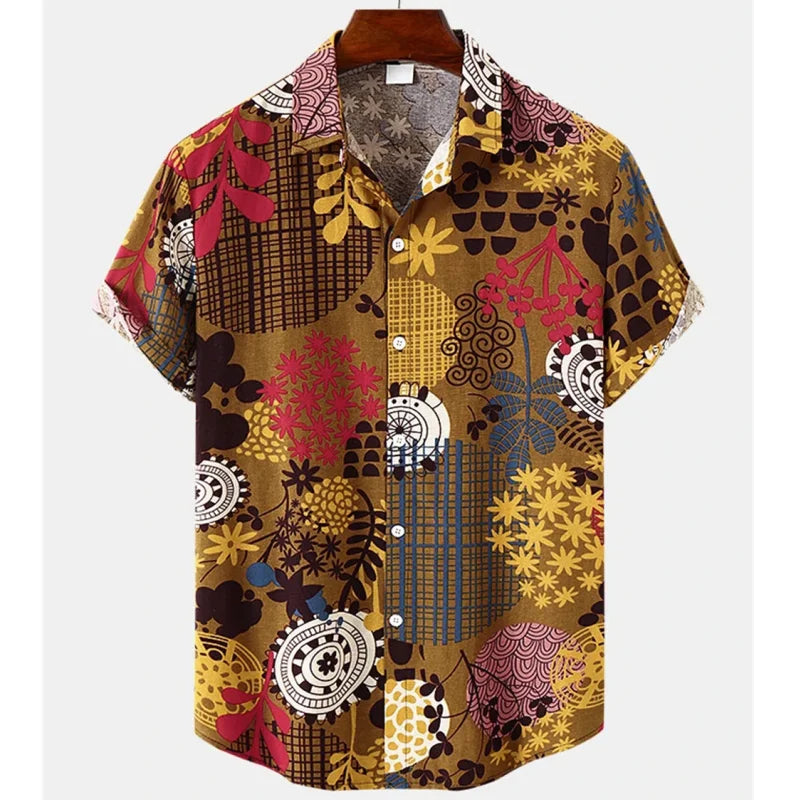 Leicht & Stylisch Tropenhemd mit Blumenmuster für Herren – Mateo