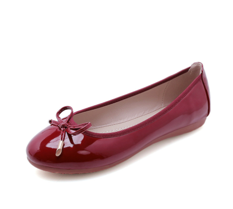 Calliope - Flache Damenschuhe mit Schleifenverzierung