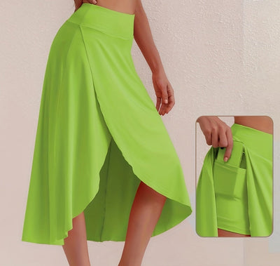 Sportlicher Damenrock mit hohem Bund & Asymmetrischem Schnitt – Alexia