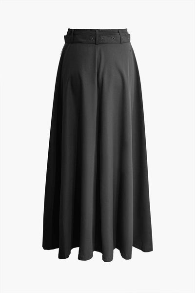 Asteria | Stilvolles Zweiteiler-Set mit Crop-Top & Maxirock