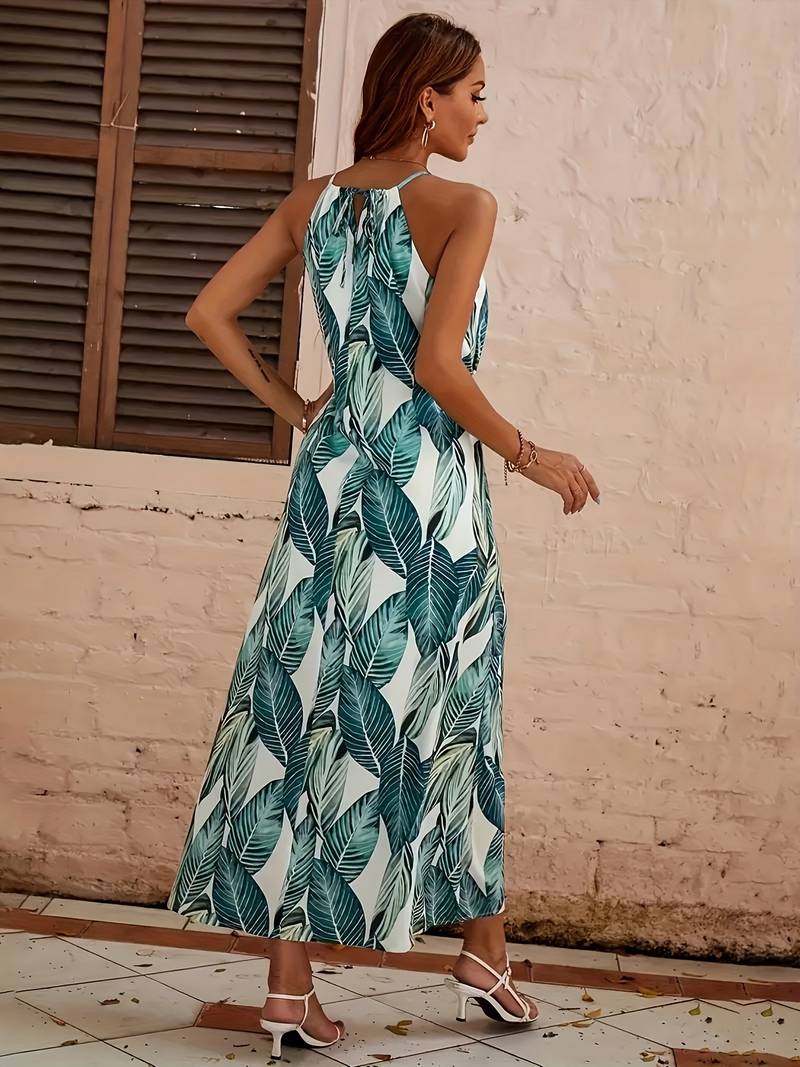 Nova - Ärmelloses Midi Kleid mit Schlitz