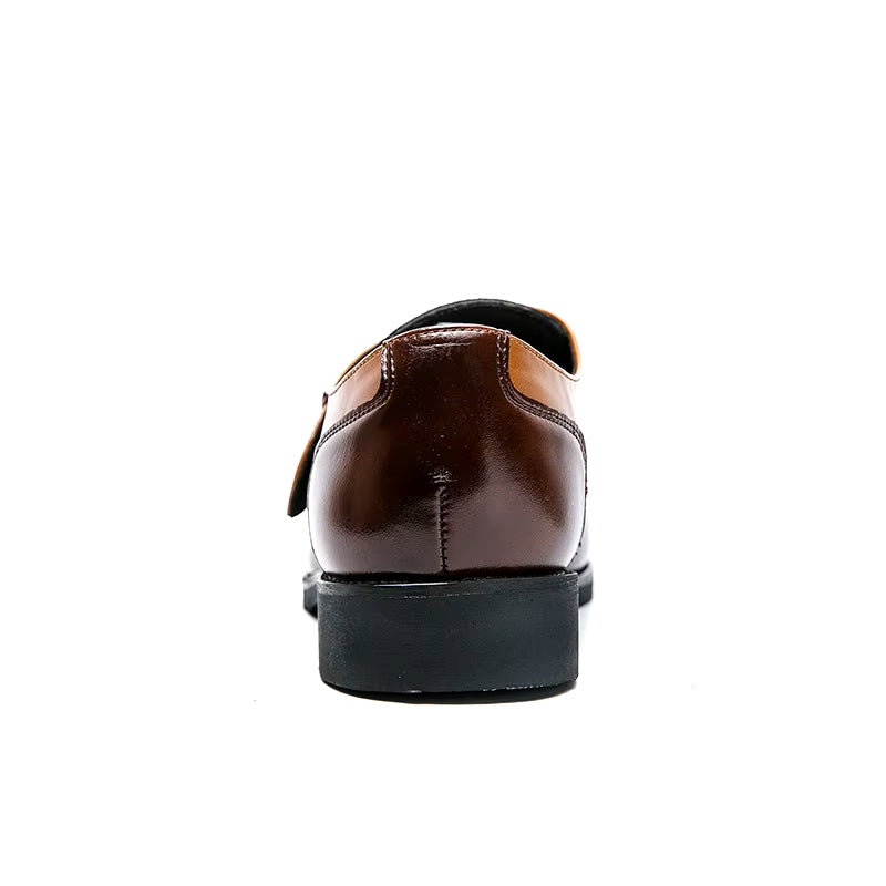 Elegante Herren Monk Strap Schnallenschuhe
