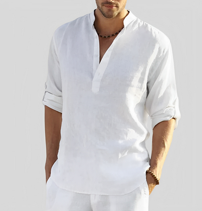 Andrew - Herren-Leinenhemd