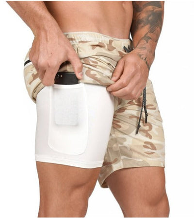 Herren Laufshorts mit doppeltem Layer – Mailand