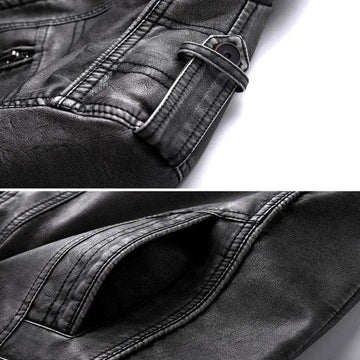 Martin | Herren Lederjacke Schwarz aus Echtem Leder