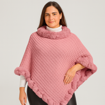 Amelinde | Herbst & Winter Pullover Schal Cape Mantel