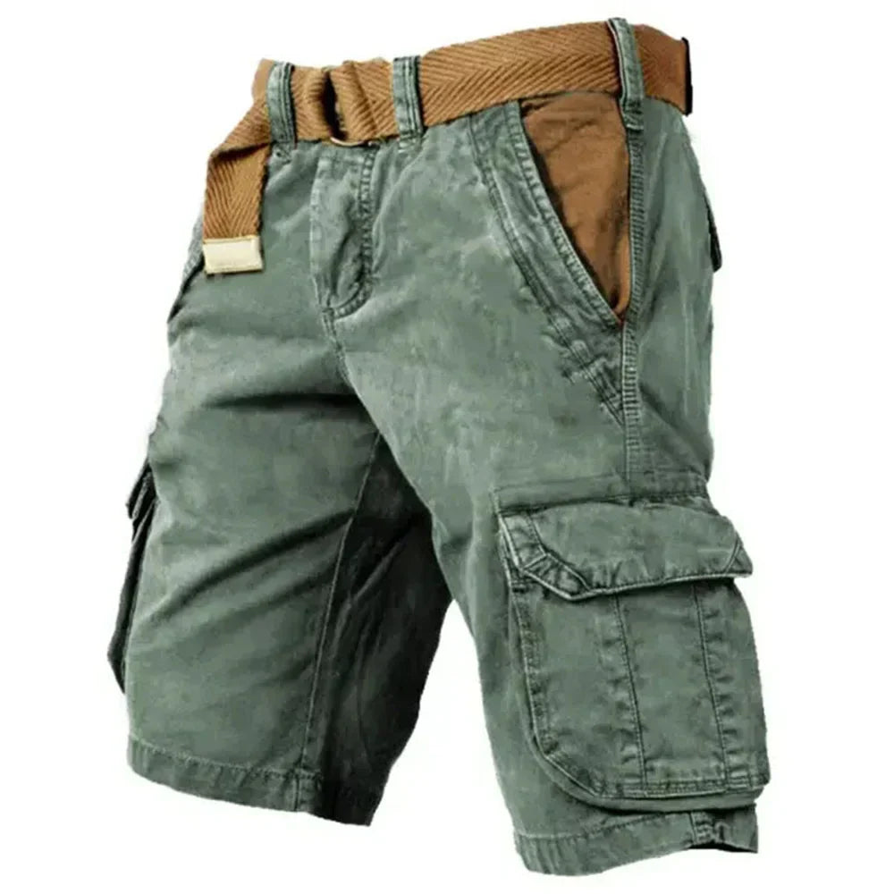 Roland | Herren Cargo Shorts aus Baumwolle mit Praktischen Cargotaschen