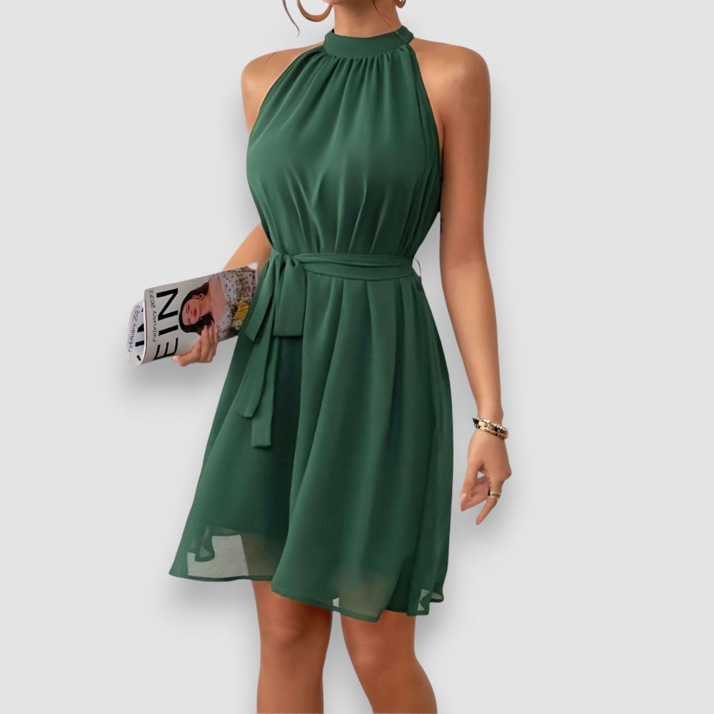 Elisa | Dress with Knotted Belt