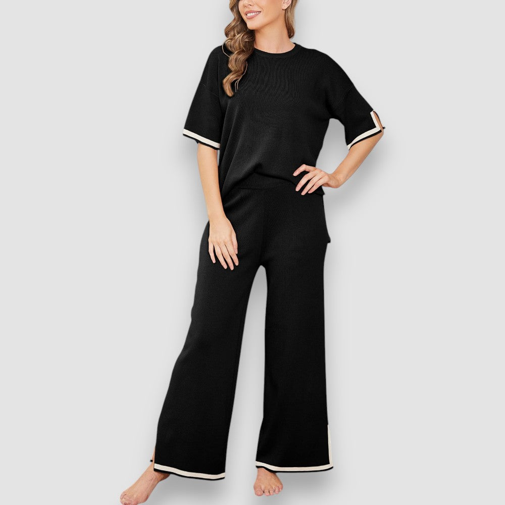 Esme | Edles elastisches Strick-Lounge-Set