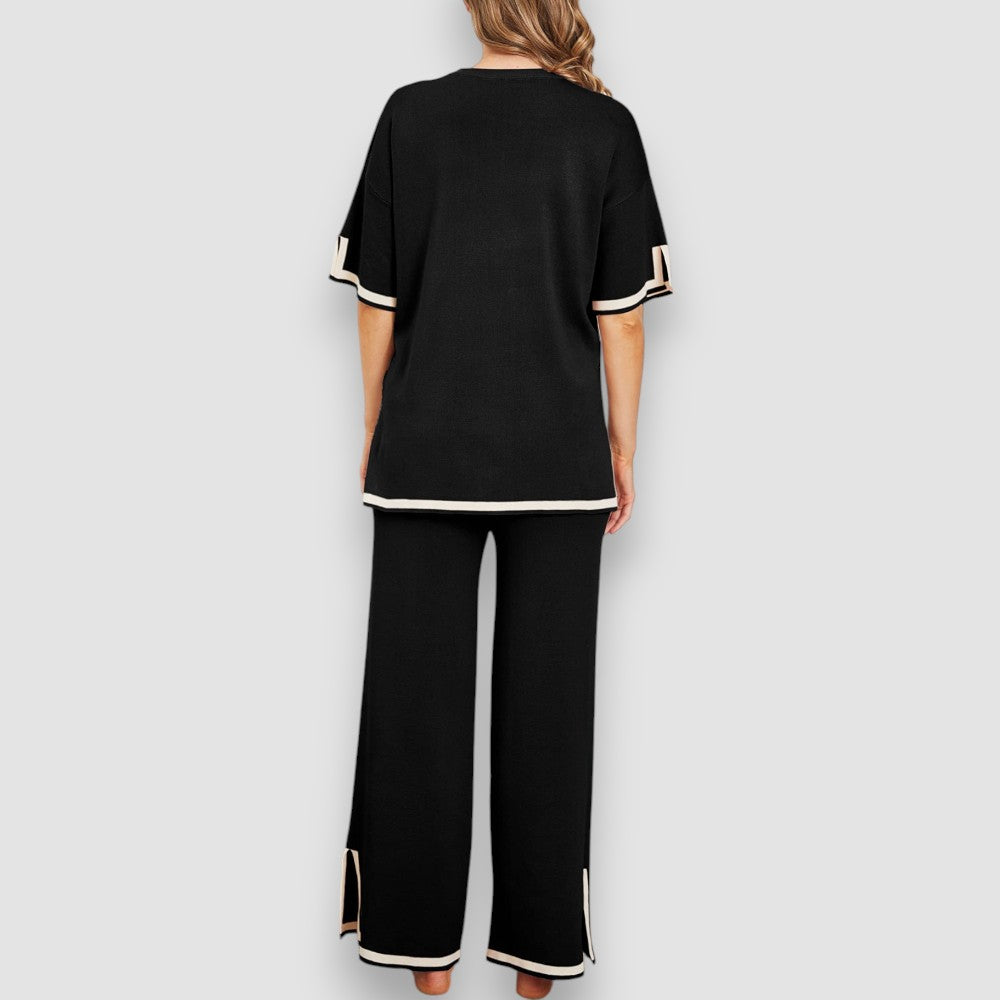 Esme | Edles elastisches Strick-Lounge-Set