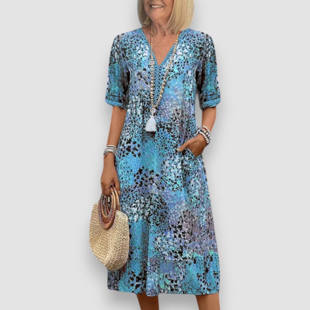 Isla | Elegantes gemustertes Kleid