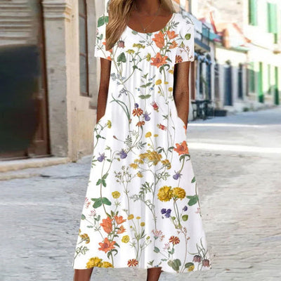 Venla - Kleid aus geblümter Baumwolle