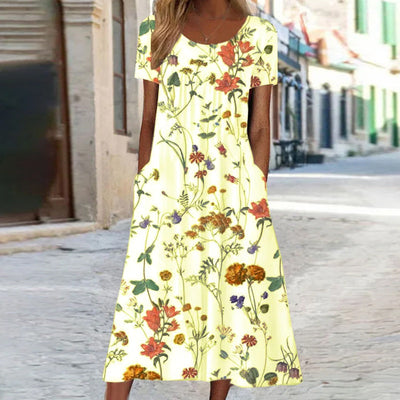 Venla - Kleid aus geblümter Baumwolle