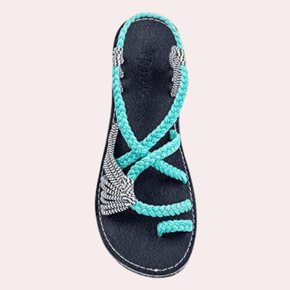 Bunte Damen-Strandsandalen – Rivka