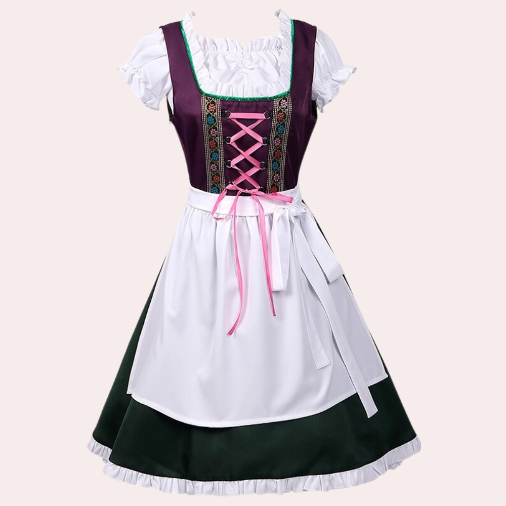 Damen Elegante Oktoberfest Dirndl Kleid