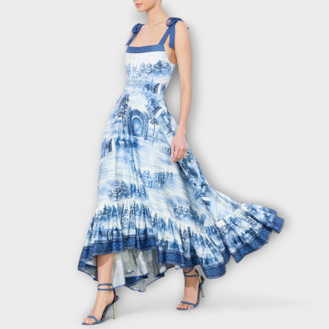 Lucia - Zauberhaftes Maxi-Blumenkleid