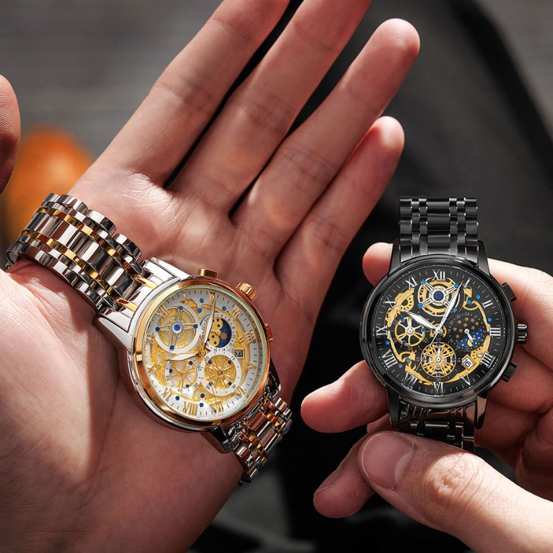 Elegante Herren Armbanduhr Automatik