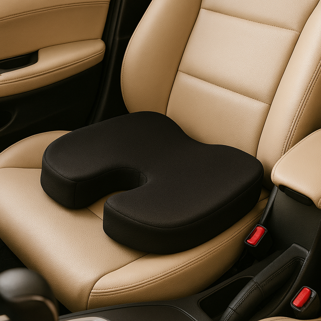 OrthoCool | Ergonomisches Memory Foam Sitzkissen mit U-Form Design