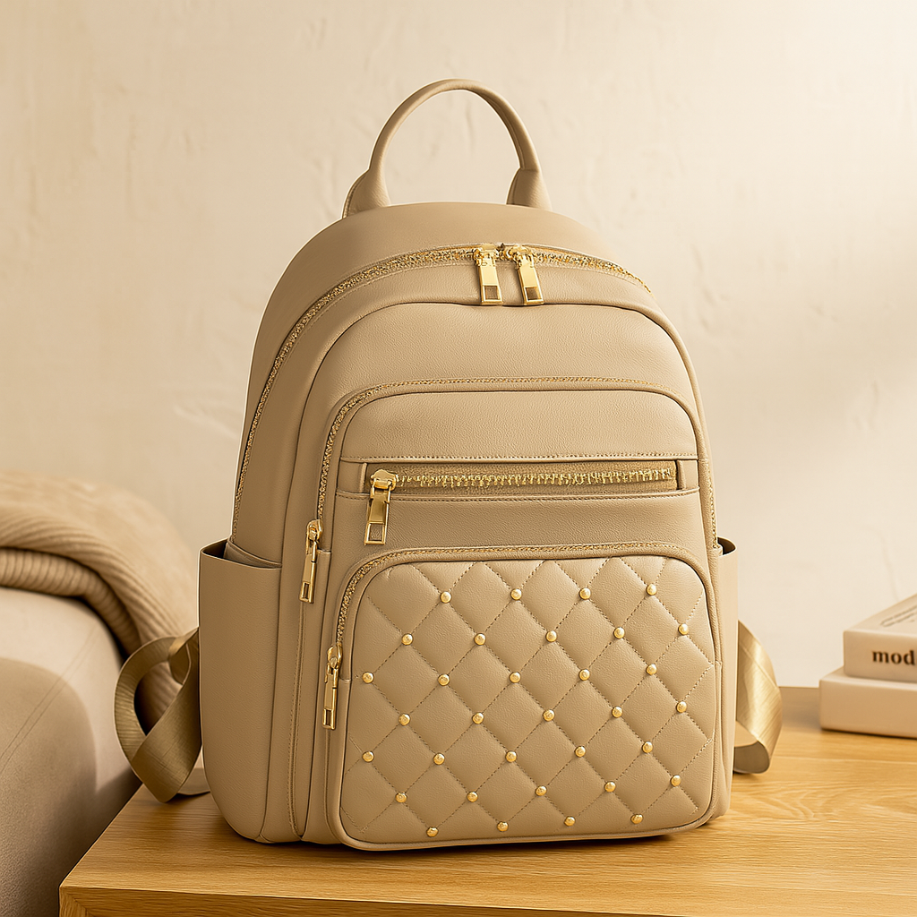 Rucksack im lässigen Stil mit großem Fassungsvermögen – leicht und robust mit verstellbarem Riemen und mehreren Taschen