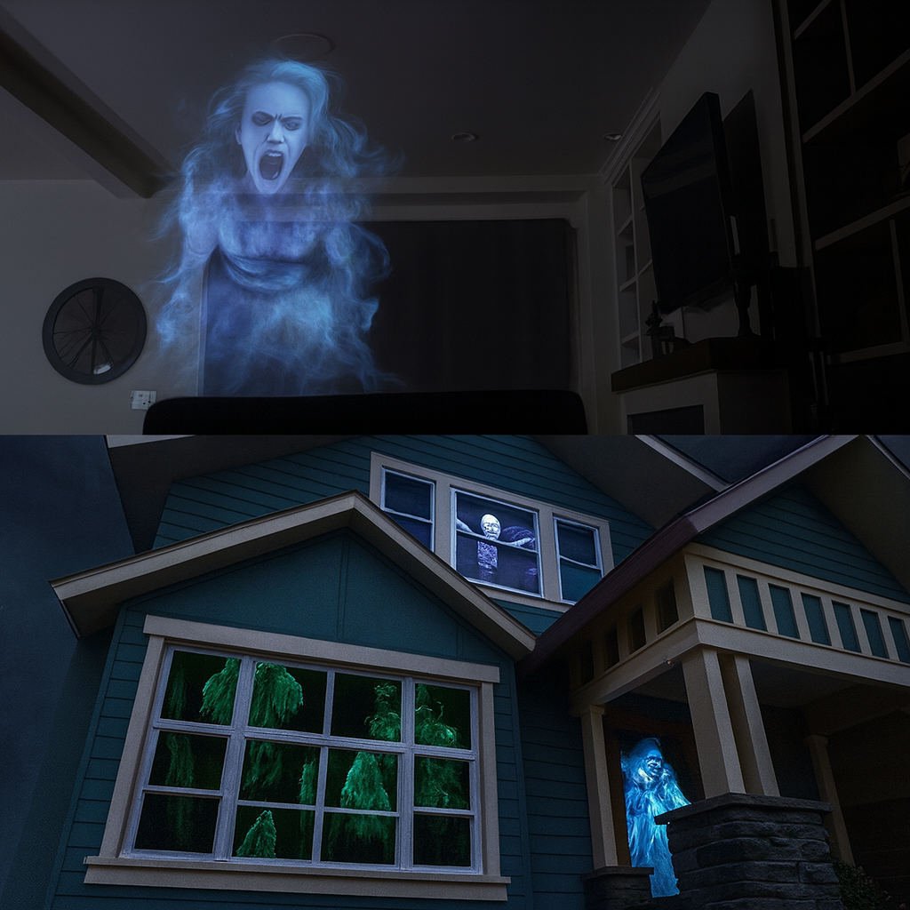 PhantomGlow | Geisterhaus-Halloween-Projektor