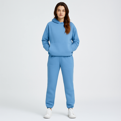 Ultimatives Komfort-Set aus Hoodie und Jogginghose – Gemütliche 2-teilige Loungewear für Frauen