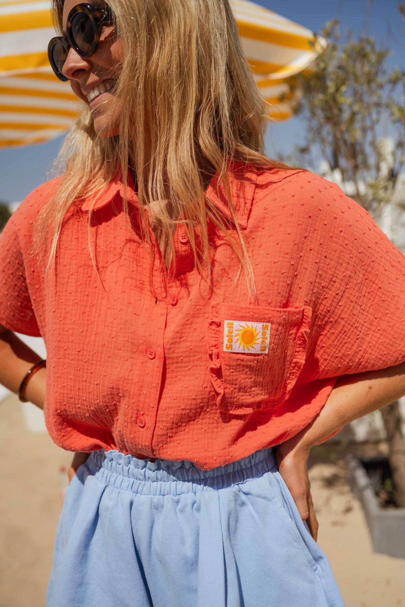 Atticus | Chemise Jakie - korallenfarben